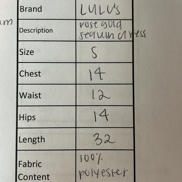Lulu’s Rose Gold Sequin Dress with Scoop Back - Picture 14 of 15